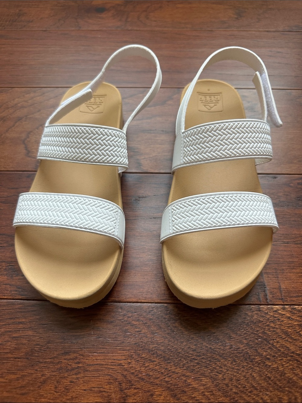 Reef Water Vista White Girls Slingback Sandals